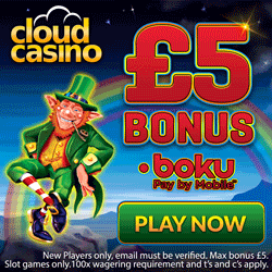 Cloud Casino - £5 Free (Winning Adventure)
